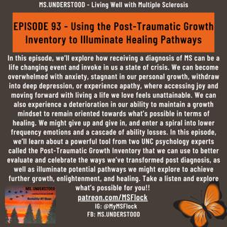 EPISODE 93 - Using the Post-Traumatic Growth Inventory to Illuminate Healing Pathways