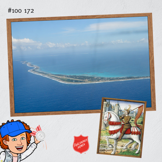 #100 172 Om Tuvalu, Jeanne d'Arc och stafett mellan världens länder