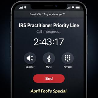 Your Call Is Very Important to Us (April Fool’s Special)