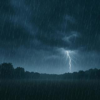 Heavy Rain and Distant Thunderstorm Sounds | Sleep Aid for Insomnia and Stress Relief