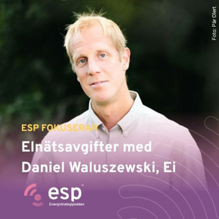 #362 - ESP fokuserar på utredningen om effekter av regleringen av elnätsavgifter med Daniel Waluszewski, Energimarknadsinspektionen