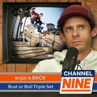 Channel Nine - enjoi skateboards is BACK, Santa Monica Triple Set Bust or Bail, Daan Van Der Linden
