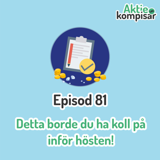 Detta borde du ha koll på inför hösten!