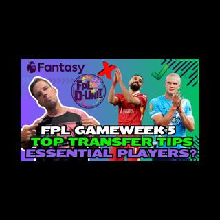 FPL GAMEWEEK 5 TOP TRANSFER TIPS - ESSENTIAL PLAYERS🤔 | Fantasy Premier League Tips 2025/26