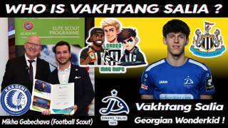 Who is Vakhtang Salia - Georgian & NUFC Wonderkid with Mikha Gabechava (Football Scout - KAA Gent)