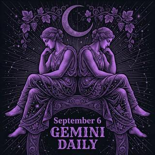 Sunday, September 6, 2026 Gemini Horoscope Today