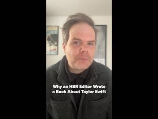 Why an HBR Editor Wrote a Book About Taylor Swift