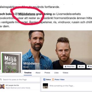 Kokboksreklam i Ekot och långkok på fel i GP