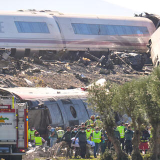 Dozens killed in high-speed train crash in Spain