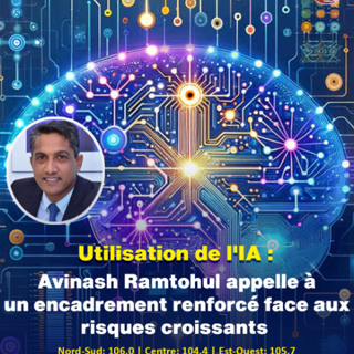 Utilisation de l'IA : Avinash Ramtohul appelle à un encadrement renforcé face aux risques croissants