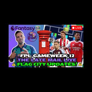 BEST DEFENDERS & INJURY UPDATES | FPL GW12 THE LATE MAIL LIVE📬🔥| Fantasy Premier League Tips 2025/26