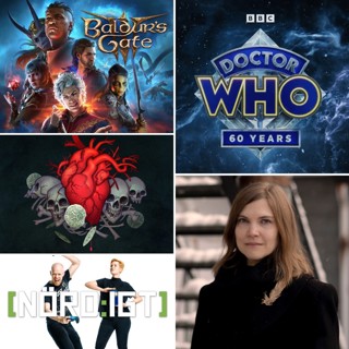 428. Den med Sara Bergmark Elfgren, Herr Arnes Penningar-operan, Doctor Who: The Star Beast och b-skräck