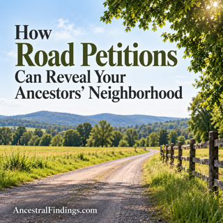 How Road Petitions Can Reveal Your Ancestor's Neighborhood