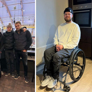 Mekanikern Jimi, 25, bröt nacken i badolycka – längtar tillbaka till verkstaden