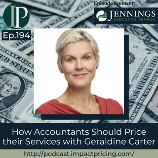 How Accountants Should Price their Services with Geraldine Carter