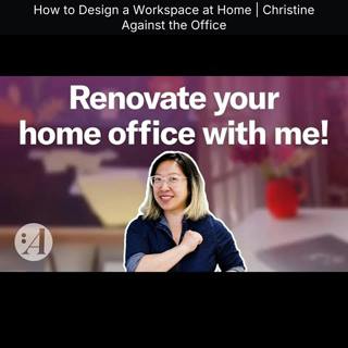How to Design a Workspace at Home | Christine Against the Office