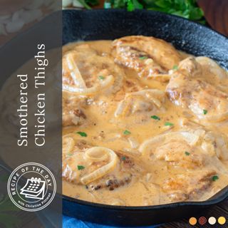 Smothered Chicken Thighs