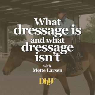What Dressage Is, and What Dressage Isn't - An NF+ Masterclass with Mette Larsen