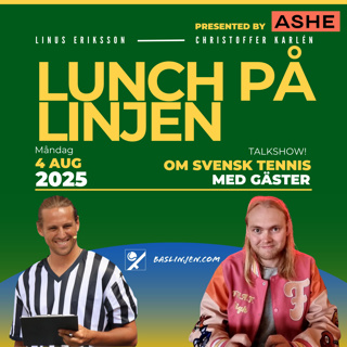 Lunch på Linjen, 4 augusti 2025! Med Louise Ternström, Yerko Müller & Olle Wallin