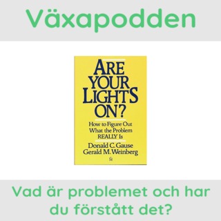 Vad är problemet och har du förstått det?