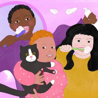 Tandborstpodden: Katten