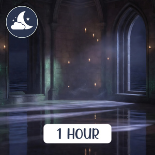 Harry Potter ASMR Ambience for Deep Sleep & Relaxation - Slytherin Common Room Wind Sounds