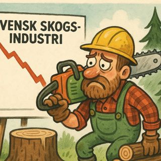 Skogsfredag #285 - Krabbgång i skogsindustrin i reala tal