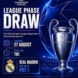 Thursday, August 27:  The Soccer Show UCL Draw
