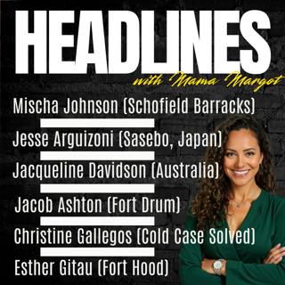 Headlines // Mischa Johnson (Dewayne Johnson), Jesse Arguinzoni (Christopher Olsen), Jacqueline Davidson (Graeme Davidson), Jacob Ashton (Riley Birbilas), Christine Gallegos (Ricky Lee Stallworth), Ester Gitau (John Mwangi)
