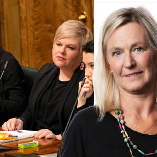 Rejält dålig stämning i finländsk politik: Carina Holmberg, Helsingfors