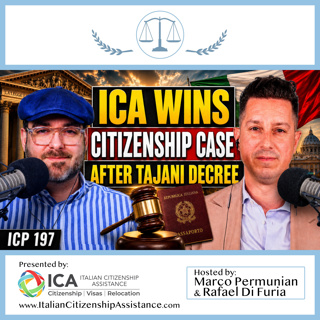 ICA Wins Italian Citizenship Case in Court Tajani Decree, Minor Issue and Consular Rejection