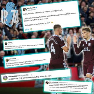 YOUR Early Season Aston Villa Predictions & Opinions RATED
