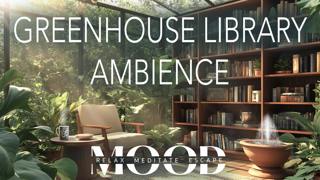 Cozy Greenhouse | Soothing Fountain ASMR | Perfect for Studying, Focus, Meditation, or Relaxation