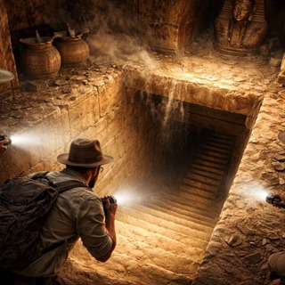 Dolda trappor i egyptiska gravar