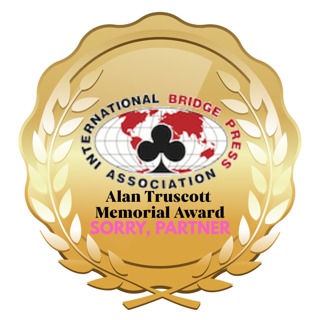 Sorry, Partner wins the Alan Truscott Memorial Award