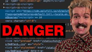 One Script Tag Just Pwn'd Over 100,000 Websites | Theo - t3․gg