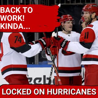 Back to Work! Well, Kinda. Some of the Carolina Hurricanes Return to Practice