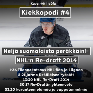 NELJÄ SUOMALAISTA PERÄKKÄIN - NHL:n Re-Draft 2014