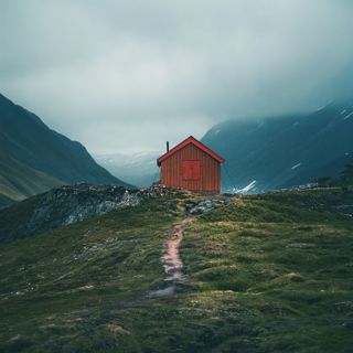 Windy Norwegian Cabin - 10 Hours Sleep Sound