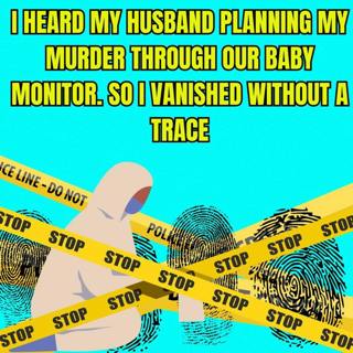 I HEARD MY HUSBAND PLANNING MY MURDER THROUGH OUR BABY MONITOR. SO I VANISHED WITHOUT A TRACE