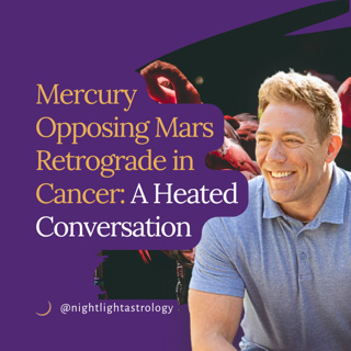 Mercury Opposing Mars Retrograde in Cancer: A Heated Conversation