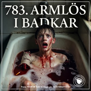 783. Armlös i badkar.