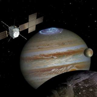 Pressat rymduppdrag med sikte på Jupiter