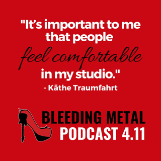 Music production and spirituality with Käthe Traumfahrt | Bleeding Metal Podcast 4.11
