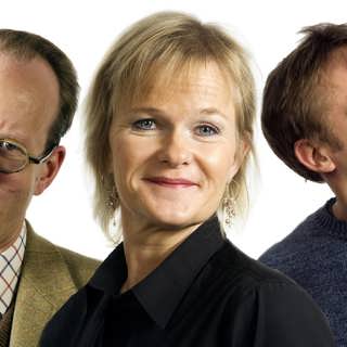 Ny istid gör oss till neanderthalare! Göran Everdahl, Sissela Kyle och Johan Hakelius i Spanarna