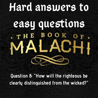 Malachi Session 8