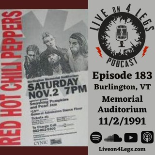 Episode 183: Burlington, VT - 11/2/1991