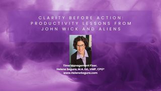 Clarity Before Action: Productivity Lessons from John Wick and Aliens