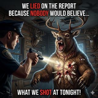 I work in law enforcement. My partner and I just lied on an official police report because nobody would believe what we shot at tonight! Scary Story