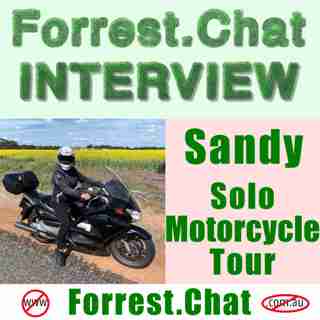 Interview - Sandy De La Mare - Solo Motorcycle Tour